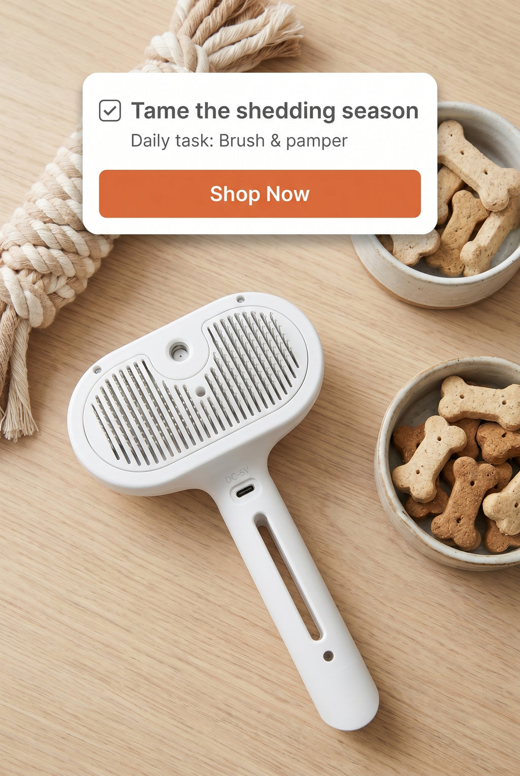 Pet Hair Spray Brush