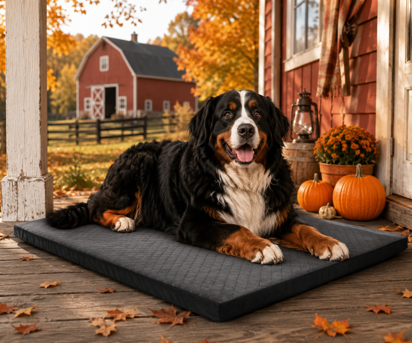 Aulase Indestructible Dog Beds Chew Proof Dog Crate Pad for Aggressive Chewer Washable Cover Quilted Dog Mat for CrateNon-Slip Bottom Kennel Pad Durable Dog Beds for Puppy (Gray 35" x 23")